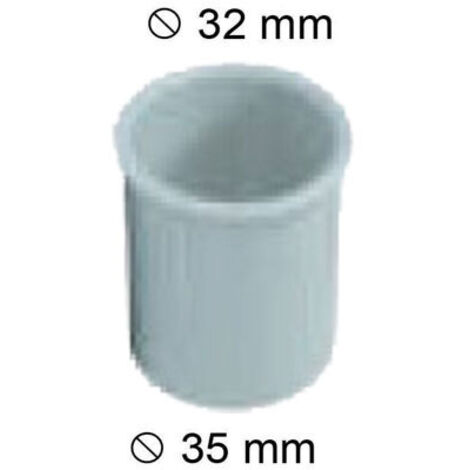 Adaptateur gris Mâle Ø35 mm Femelle Ø32 mm