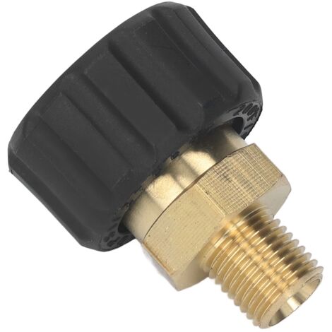 Adaptateur Haute Pression Laiton G1/4" M22 x 1.5, Raccord Mâle/Femelle pour Tuyau 14mm, Antirouille