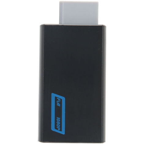Adaptateur HDMI 1080P pour Wii avec Sortie Audio Vidéo 3.5mm - Conversion Full HD