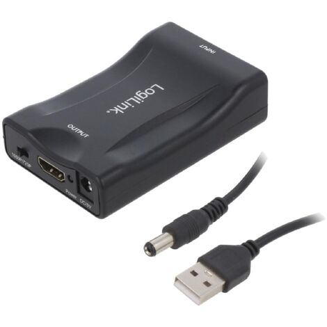 Adaptateur HDMI 1.3 femelle vers peritel femelle noir