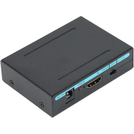 Adaptateur HDMI 4K pour Projecteur avec Sortie Audio Optique, Diviseur Audio-Vidéo Haute Fidélité