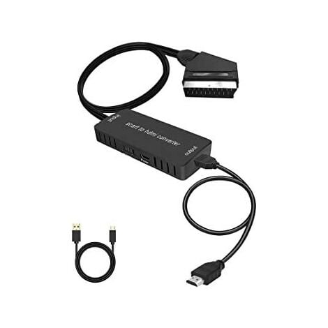 Adaptateur HDMI2SCART Convertisseur HDMI vers Péritel - Accessoires vidéo ⋅  Adaptateurs