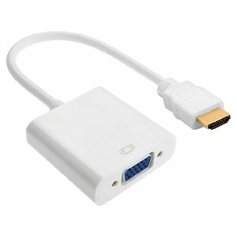 Adaptateur HDMI vers VGA - Convertisseur 1080P mâle vers femelle pour tablette, ordinateur portable