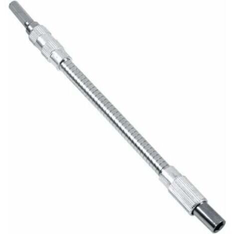 Adaptateur Hexagonal Flexible 6,35 mm - Tige de Tournevis Magnétique 200 mm pour Espaces Confinés