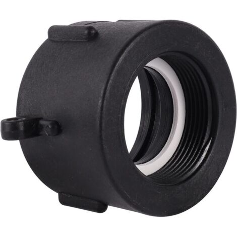 Adaptateur IBC 60 mm Filetage Grossier à 1.5",Adaptateur Robinet Tuyau Arrosage,Raccord Cuve 1000 litres,pour Vanne Cuve 1000l,Reservoir eau de Pluie,Conteneur