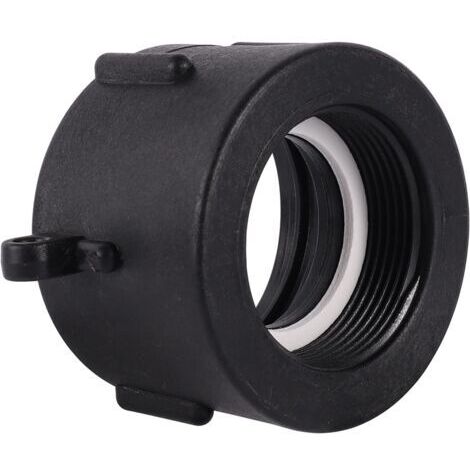Adaptateur IBC 60 mm Filetage Grossier à 1.5",Adaptateur Robinet Tuyau Arrosage,Raccord Cuve 1000 litres,pour Vanne Cuve 1000l,Reservoir eau de Pluie,Conteneur
