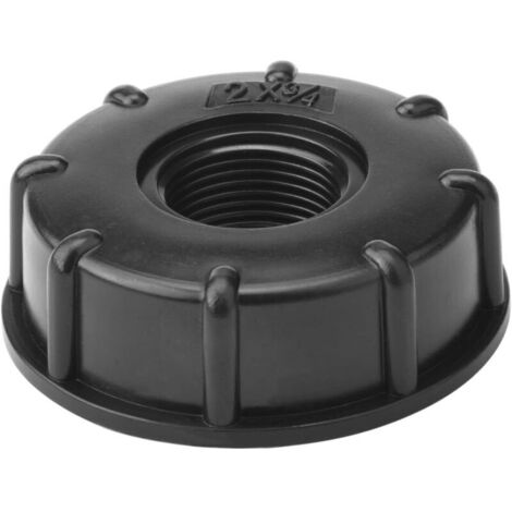 Adaptateur IBC Bouchon s60x6 pour cuve 1000 litres, 3/4 Pouce