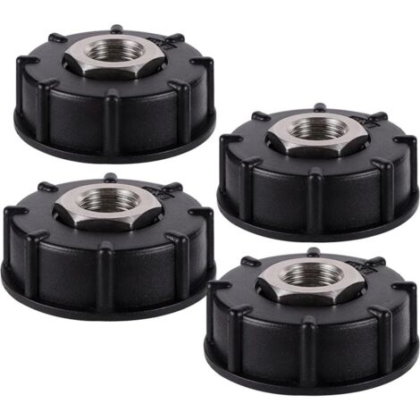 Adaptateur IBC S60X6, accessoires pour réservoir IBC, filetage grossier 1" avec filetage interne 1/2", raccord de tuyau en acier inoxydable