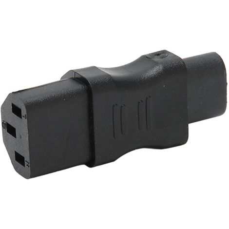 Adaptateur IEC C8 vers C13 4PCS pour Ordinateur Portable, Serveur, UPS, Câble d'Alimentation avec Fiche