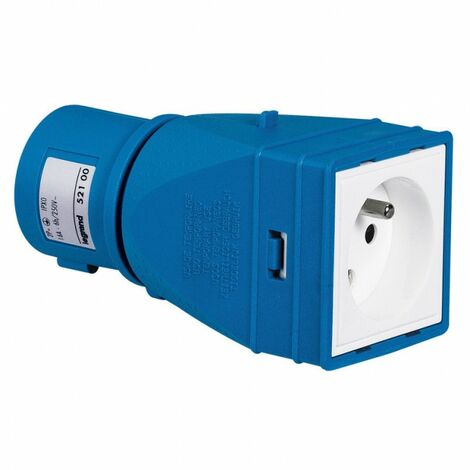 Adaptateur industriel et domestique 2P+T - 16A - 230V