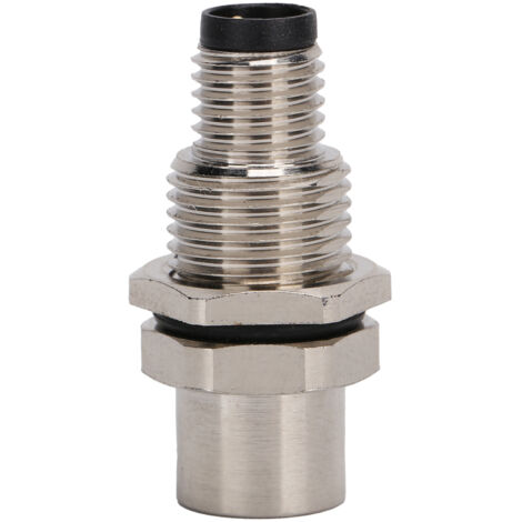Adaptateur Industriel Laiton M8 IP67 Étanche, Connecteur 4 Broches M8-I4 pour Prise Industrielle