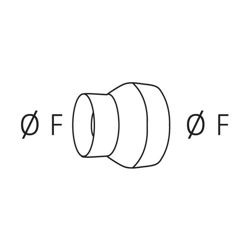 Adaptateur inox 304 139/130