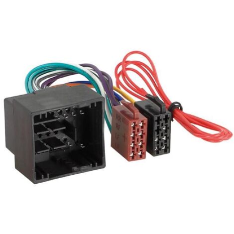 Adaptateur ISO Autoradio compatible avec Citroen Peugeot Toyota ap16
