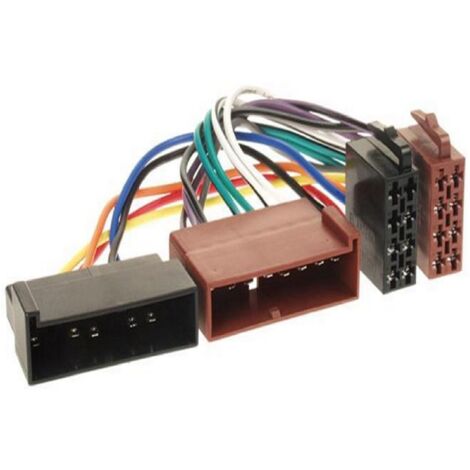 Adaptateur ISO Autoradio compatible avec Ford Jaguar Mazda Seat