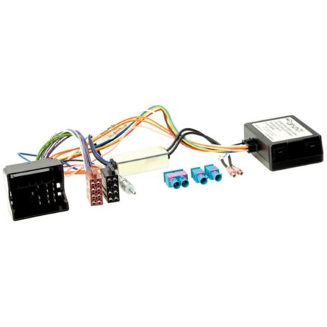 Adaptateur ISO compatible avec Audi VW Seat Skoda Ap contact Canbus et Booster Antenne