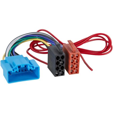 Adaptateur ISO compatible avec Citroen Opel Peugeot 12 Broches PSA