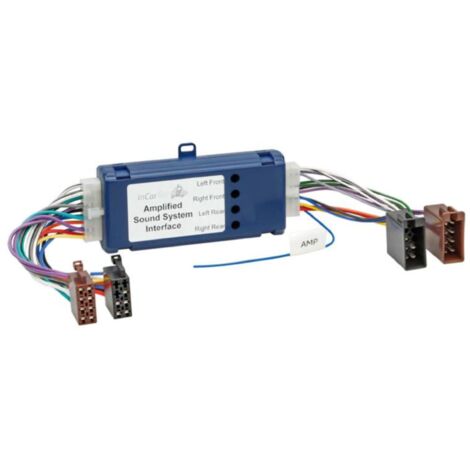 Adaptateur ISO ISO 4 canaux compatible avec Nissan Mazda Mercedes Honda Saab
