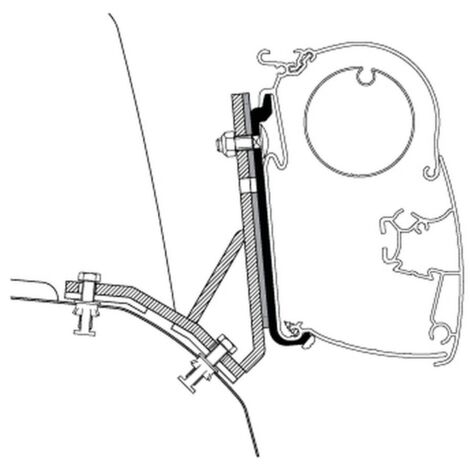 Adaptateur Iveco - Ducato H2 Toit Relevable - Thule