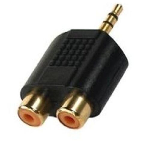 Adaptateur Jack 3.5 Male 2x RCA Femelle