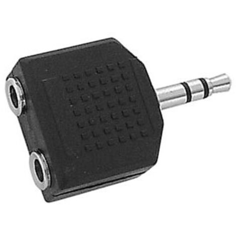 Adaptateur Jack 3.5 male stéréo 2 Jack 3.5 feme…