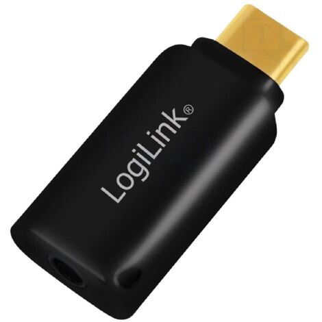 Adaptateur Jack 3.5mm 4pin femelle USB C prise male - Noir