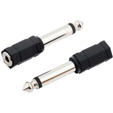 Adaptateur jack 6,5 mm vers mono 3,5 mm  adaptateur jack 6,35 mm vers audio femelle 3,5 mm