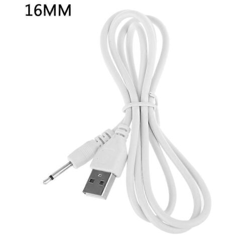 Adaptateur Jack Audio 2.5mm Mâle vers USB pour Câble de Charge et AUX - 16mm