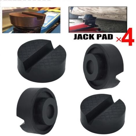Adaptateur Jack Pad - Universel - Caoutchouc - 4 pièces - 6.5cm - Protection Châssis Voiture