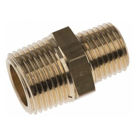Adaptateur Laiton Droit Legris R Mâle 3/4pouce - Mâle 1/4pouce ( Prix pour Paquet de 5 )