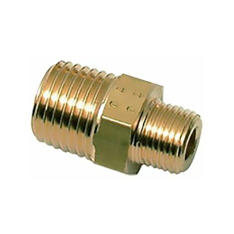 Adaptateur Laiton Droit Legris R Mâle 3/8pouce - Mâle 1/8pouce ( Prix pour Paquet de 5 )