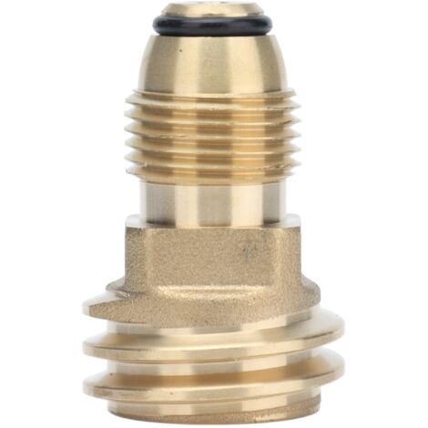 Adaptateur Laiton pour Bouteille de Propane - Conversion Valve de Service POL vers Raccord Rapide QCC1 Type 1