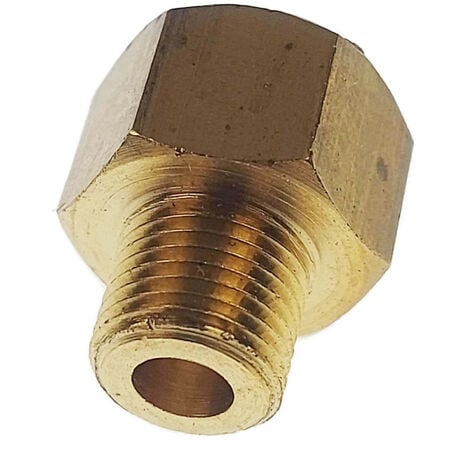 Adaptateur laiton pour manomètre piscine 1/4 pouce en 1/8 pouce - jardiboutique