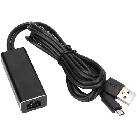 Adaptateur Réseau micro-USB vers Ethernet RJ45 pour Chromecast