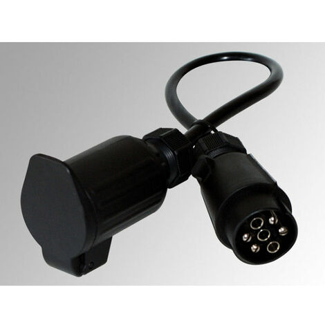 Adaptateur Long 7/13 Broches Pour Prise D'attelage Las