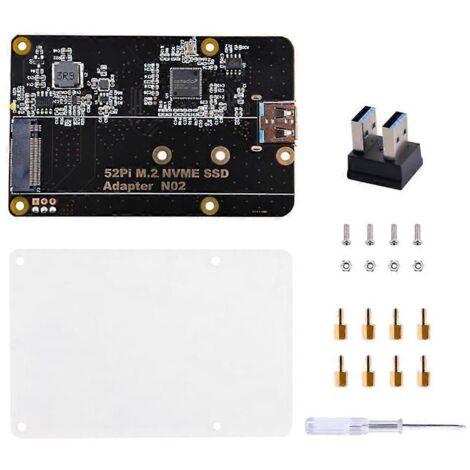 Adaptateur M2 NVMe pour Raspberry Pi 4 - Extension de Stockage SSD Haute Vitesse