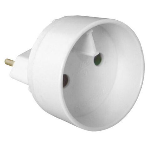 Adaptateur Mâle 6a En Femelle 16a Blanc - Zenitech