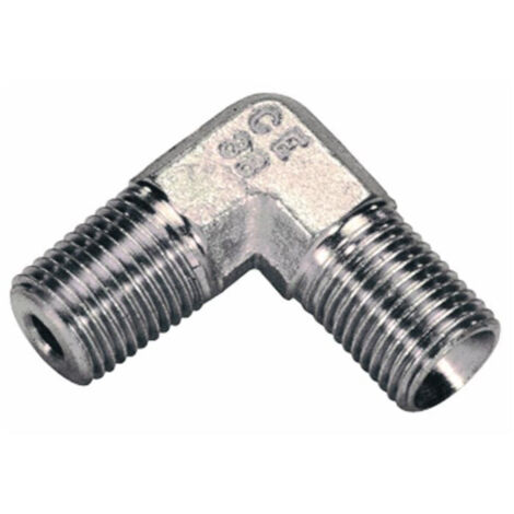 Adaptateur mâle coudé 90 ° fileté 3/8"