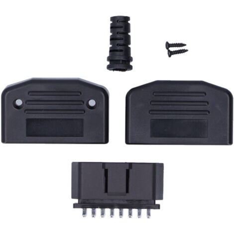 Adaptateur Mâle OBD2 16 Broches, Adaptateur D'outil de Diagnostic de Prise de Connecteur Mâle Auto OBD2 16 Broches Universel pour la Plupart des Voitures 24V.