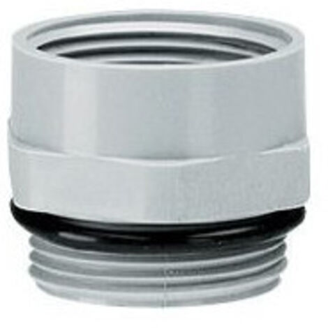 Adaptateur mâle PG16 et femelle ISO20 gris RAL7001 (098088)