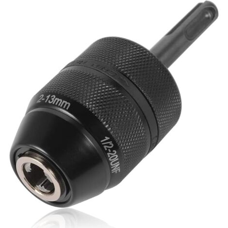 Adaptateur Mandrin Perçage SDS 2-13mm Sans Clé 1/2-20UNF Pour Perceuse à Percussion Avec Support SDS Plus à Changement Rapide