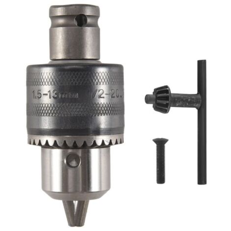 Adaptateur Mandrin Perceuse 1 5 à 13 Mm 1 2 Pouce Clé à Choc pour Perceuses Électriques