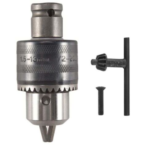 Adaptateur Mandrin Perceuse 1 5 à 13 Mm 1 2 Pouce Clé à Choc pour Perceuses Électriques