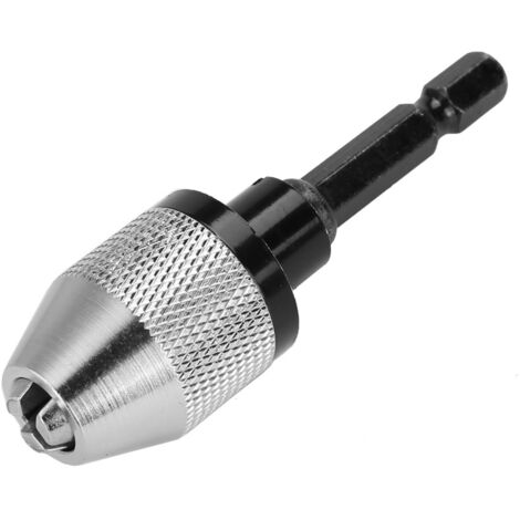 Adaptateur Mandrin Rapide 6,5 mm pour Perceuse Visseuse, Convertisseur Hexagonal à Changement Instantané (H01554)