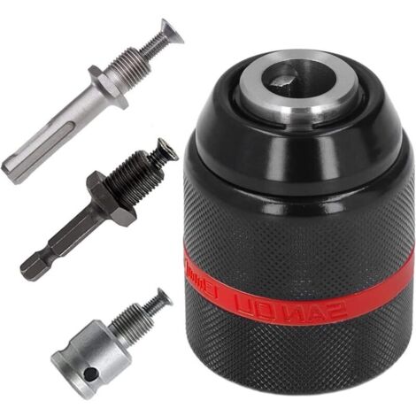 Adaptateur Mandrin Visseuse   Mandrin Perceuse Sans Clé 1/2 20 UNF, 1,5 13mm, Accessoire pour Perceuse et Visseuse Électrique