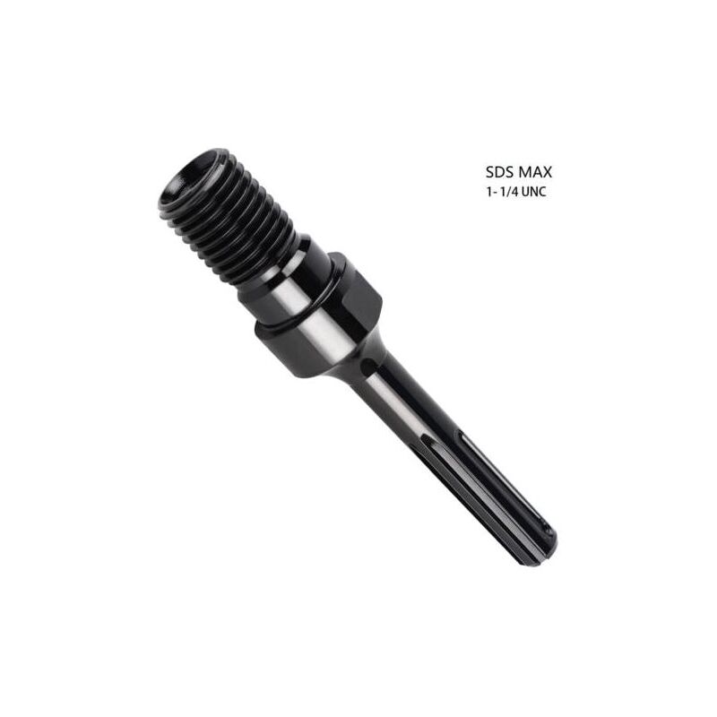 Adaptateur max plus sur Couronne de Forage Diamantée 1 1/4' unc, Adaptateur pour Carotteuse 190mm 1Pcs Trimec