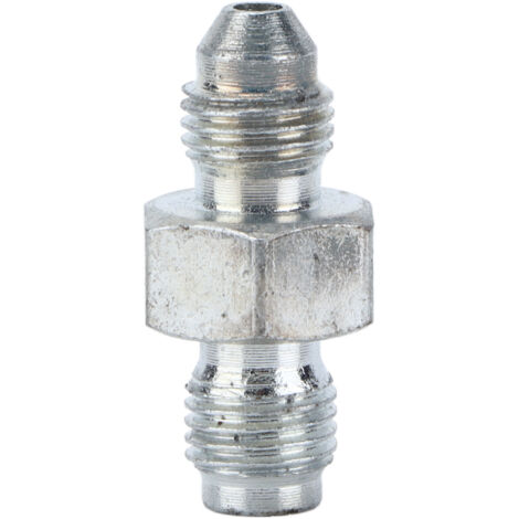 Adaptateur métallique 3AN mâle pour 3/8‑24 flare inversé, pour ligne de frein 3/16in (HAF01)