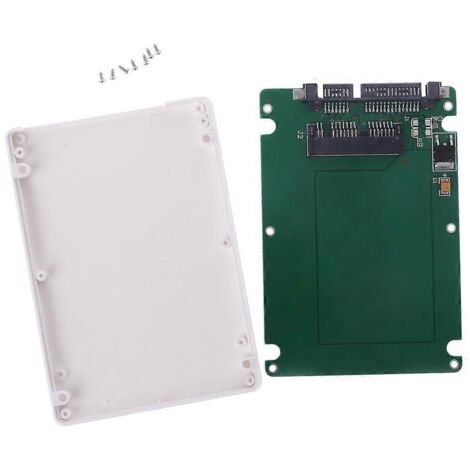 Adaptateur Micro SATA 16 broches vers SATA 22 broches pour disque dur 2,5"