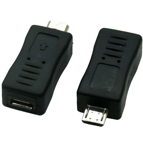 Adaptateur micro USB mâle vers femelle V3, connecteur d'extension pour téléphones Android, prise pour câble de données micro 5 broches mâle vers femelle
