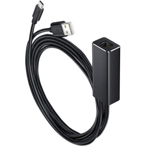 Adaptateur Micro USB vers Ethernet Mbps pour Tv Stick et Streaming Réseau Stable Sans Buffering Accessoire Portable