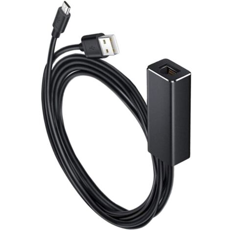 Adaptateur Micro USB vers Ethernet Mbps pour Tv Stick et Streaming Réseau Stable Sans Buffering Accessoire Portable
